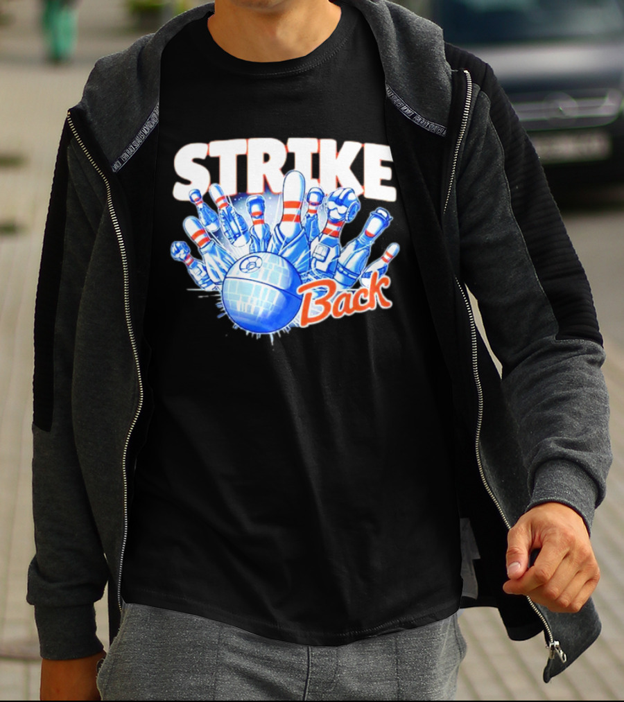 STRIKE Back Bowling And Star Wars Mashup T-Shirt