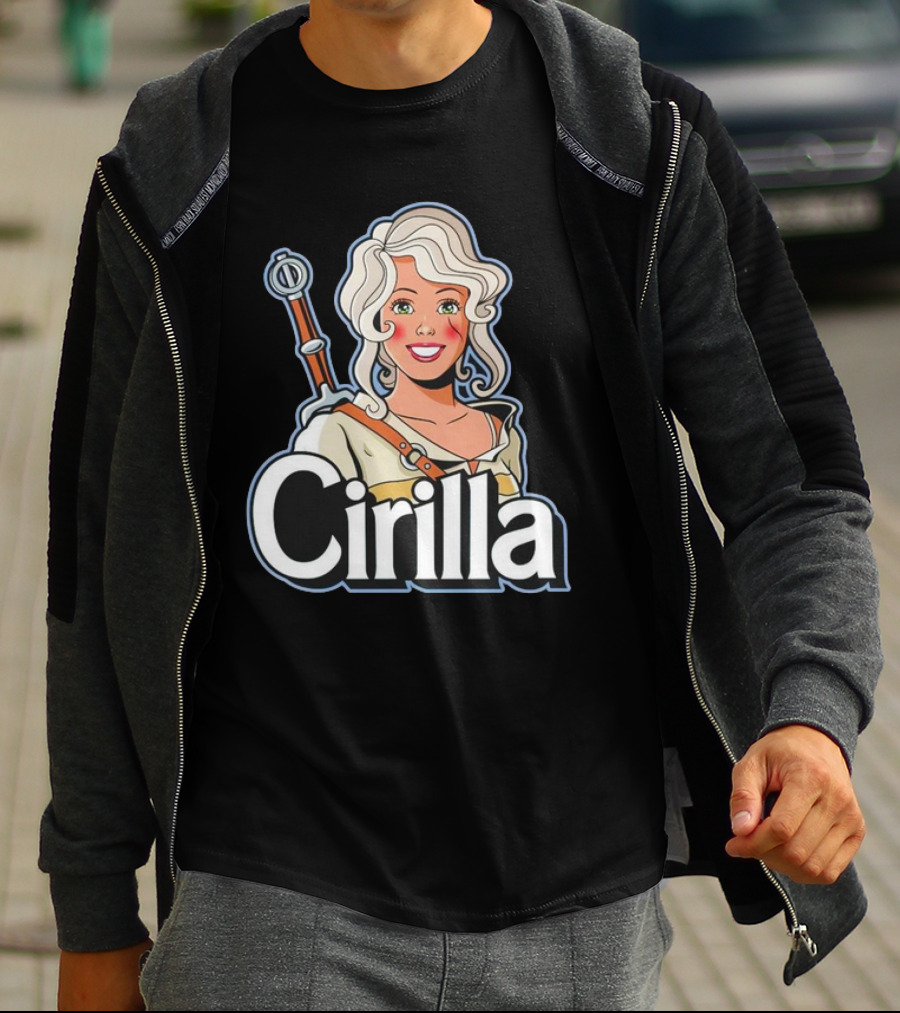 Cirilla Cartoon Style The Witcher Ciri T-Shirt