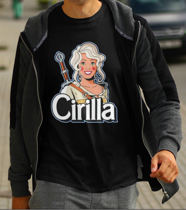 Cirilla Cartoon Style The Witcher Ciri T-Shirt