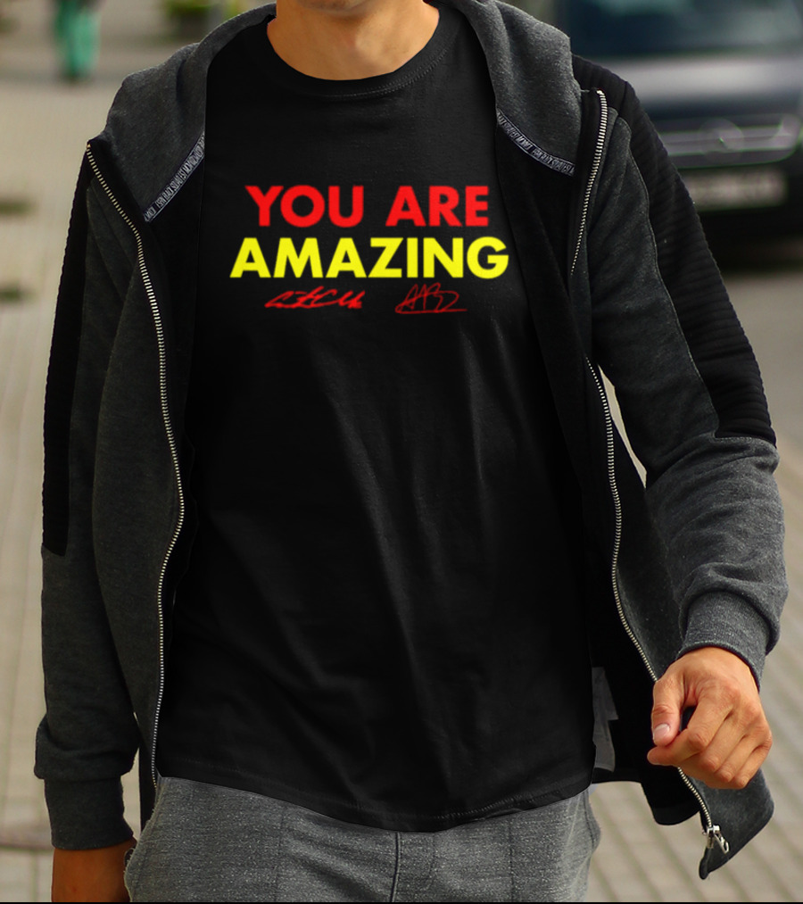 Clark Aliyah Boston You Are Amazing Indiana Fever Signature T-Shirt