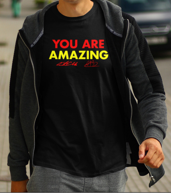 Clark Aliyah Boston You Are Amazing Indiana Fever Signature T-Shirt