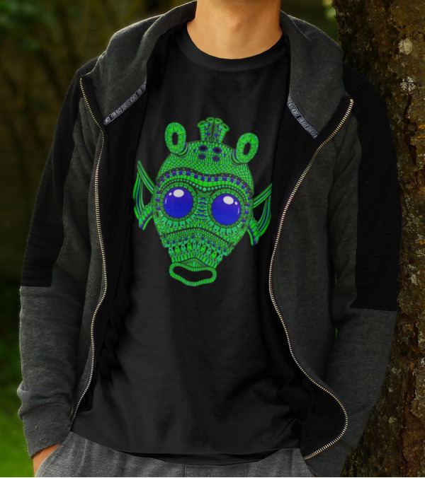 Greedo The Bounty Hunter Alien Mask T-Shirt