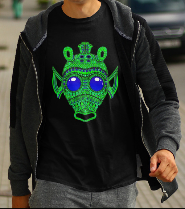 Greedo The Bounty Hunter Alien Mask T-Shirt