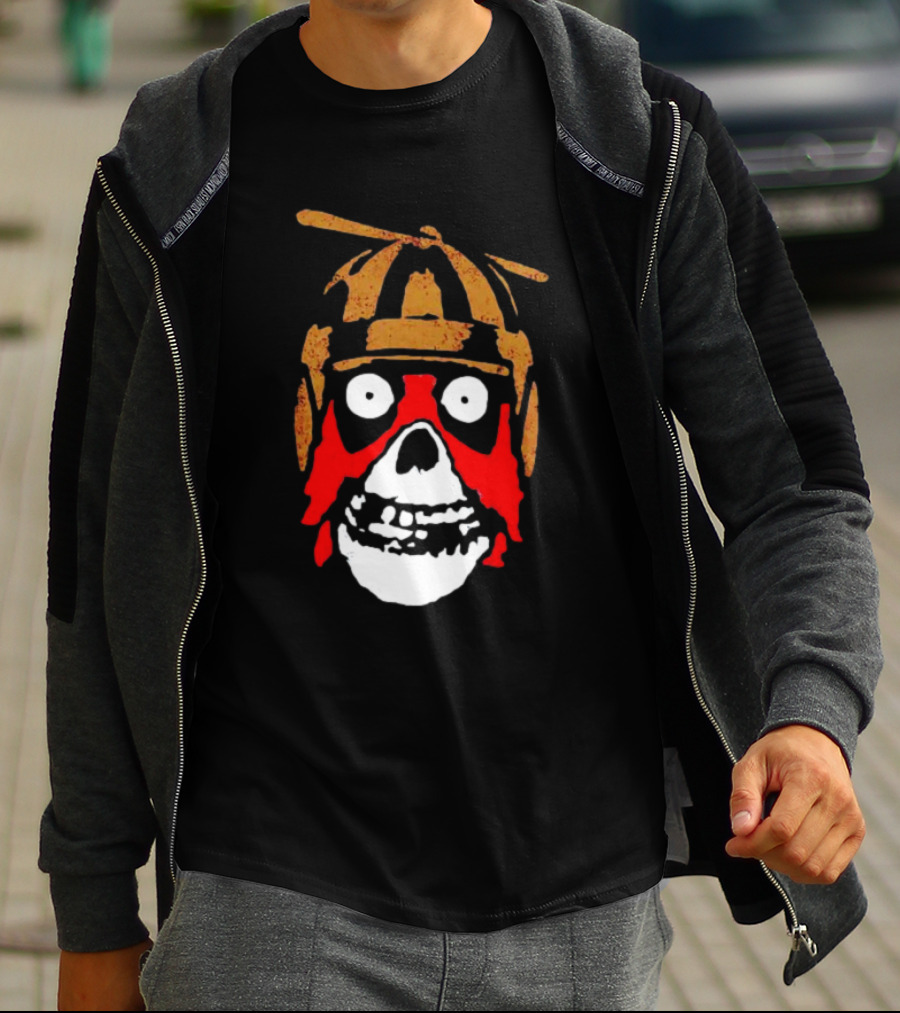 Headpool X Misfits Headpunk Skeleton Parody Crossover T-Shirt