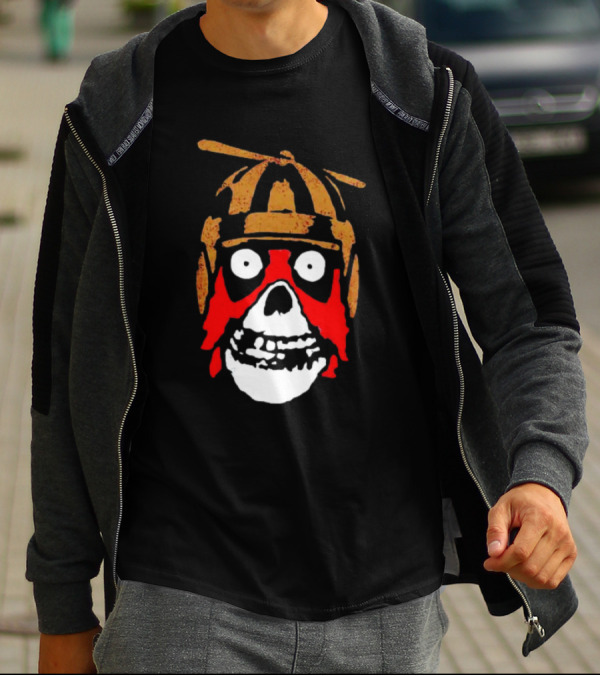 Headpool X Misfits Headpunk Skeleton Parody Crossover T-Shirt