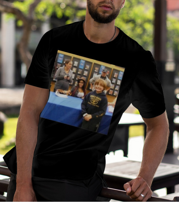 Jake Shane With Nicole Snooki Lavelle Venice Beach Surf Wear T-Shirt