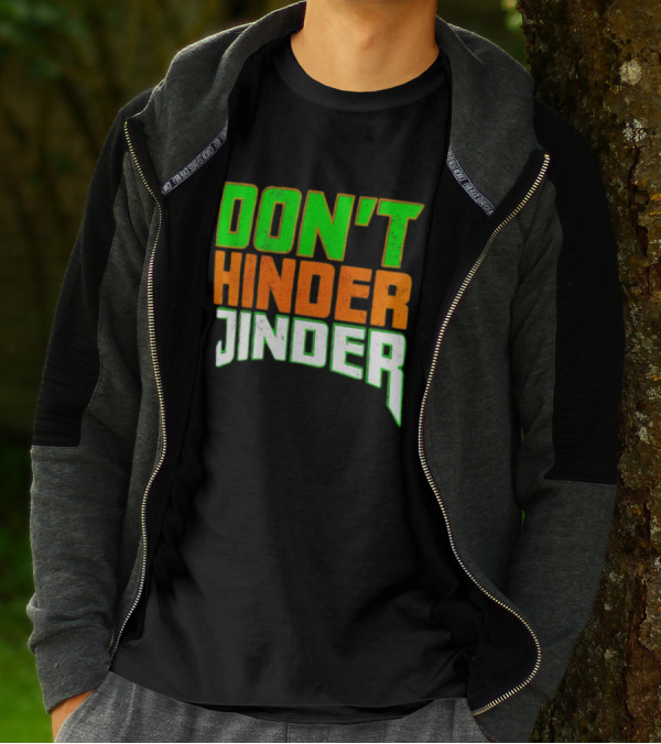 Jinder Mahal Don't Hinder Jinder Vibrant T-Shirt
