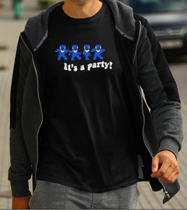 Kentucky Grateful Cats Dancing With It's A Party T-Shirt