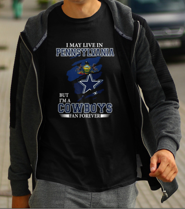 Pennsylvania Resident Dedicated Dallas Cowboys Fan Forever NFL T-Shirt