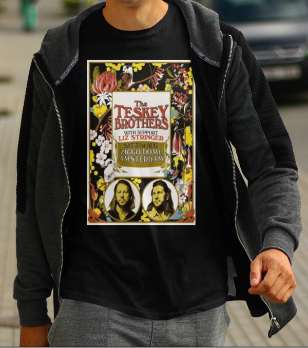 The Teskey Brothers With Support Liz Stringer Sat 31st Aug Ziggo Dome Amsterdam T-Shirt