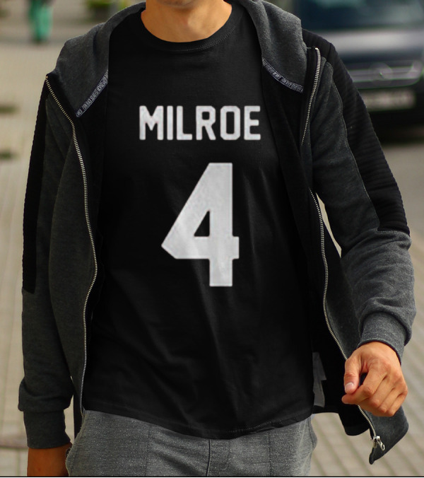 Alabama Football Milroe 4 Shirsey T-Shirt