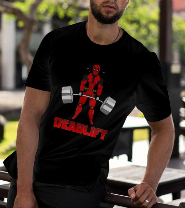 Deadpool Papa Swolio Deadlift T-Shirt