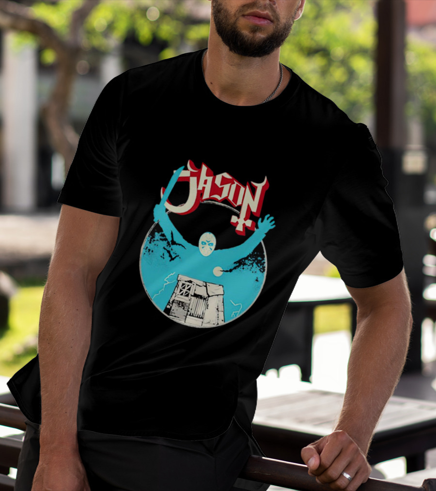 Jason Ghost Heavy Metal Turbo Cabin And Mask T-Shirt