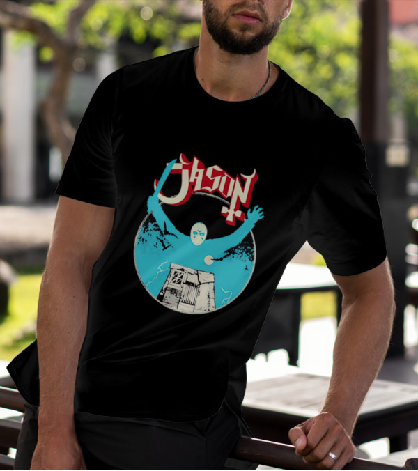 Jason Ghost Heavy Metal Turbo Cabin And Mask T-Shirt