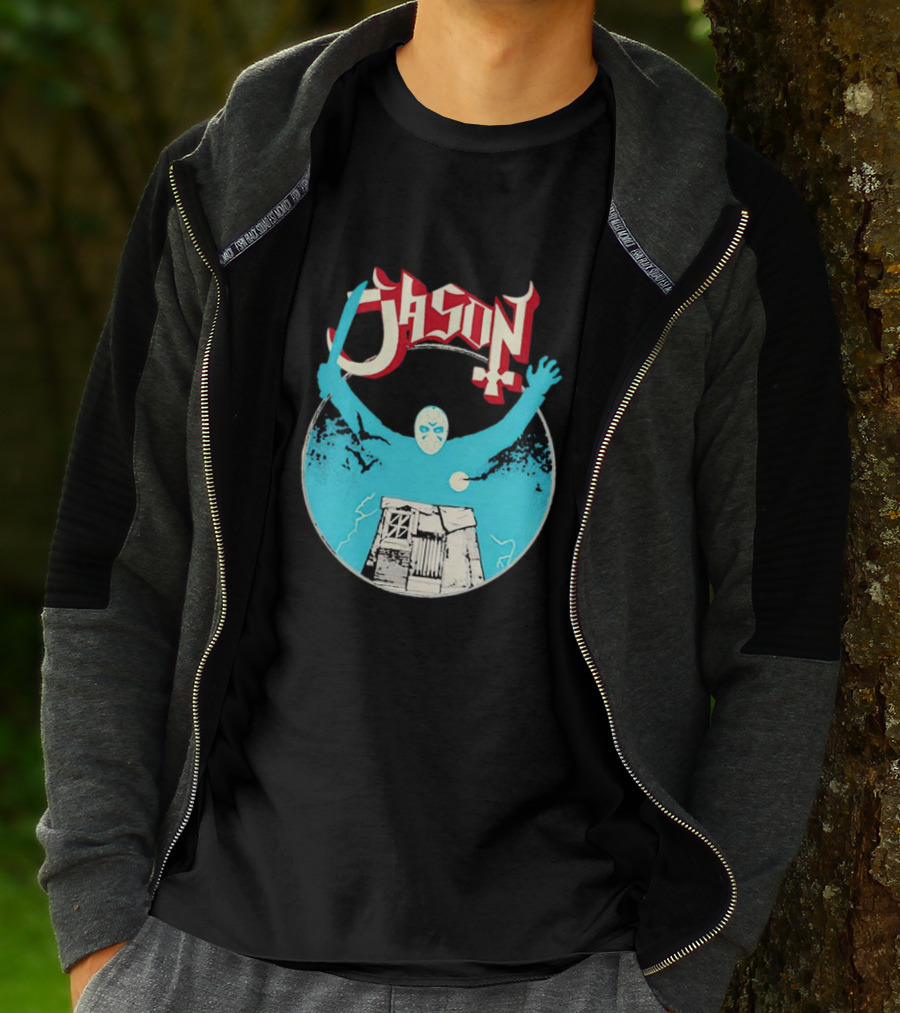 Jason Ghost Heavy Metal Turbo Cabin And Mask T-Shirt