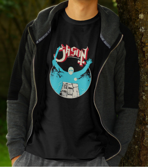Jason Ghost Heavy Metal Turbo Cabin And Mask T-Shirt