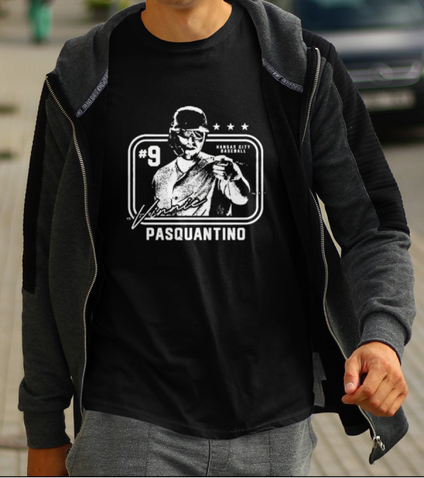 Vinnie Pasquantino #9 Kansas City Baseball Signature T-Shirt