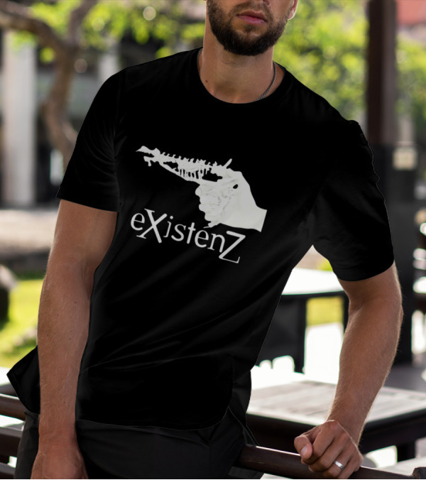 Gristle EXistenZ Skeletal Gun T-Shirt