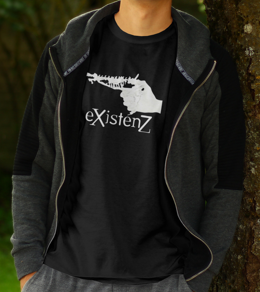 Gristle EXistenZ Skeletal Gun T-Shirt