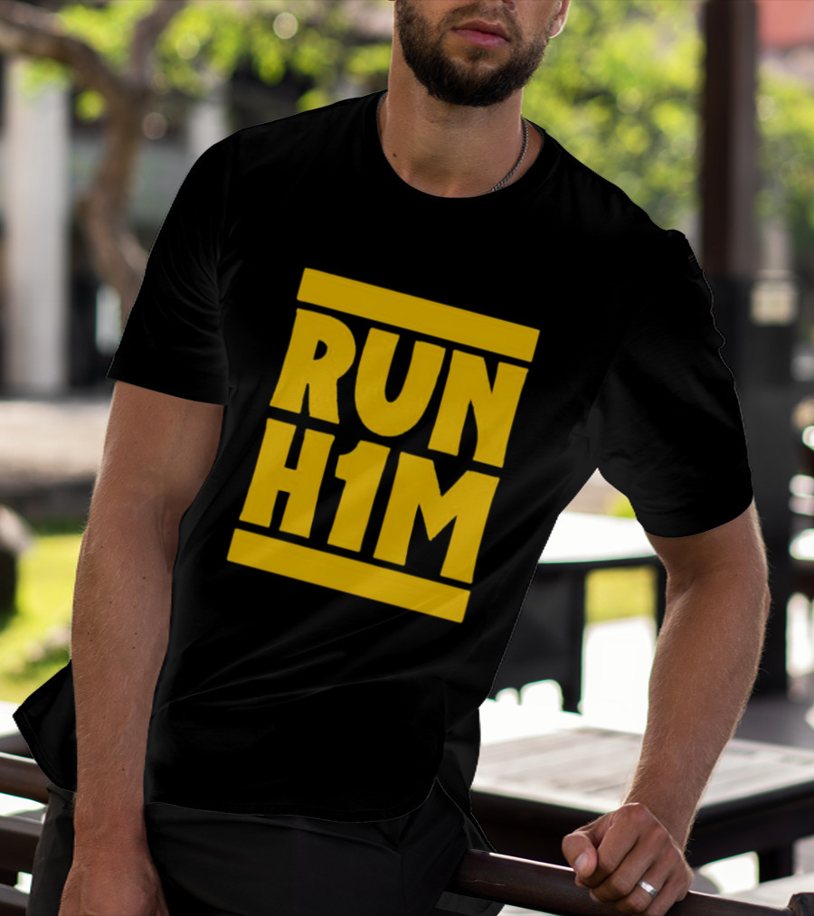 RUN H1M Street Art Graffiti T-Shirt