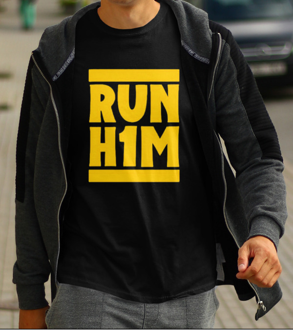 RUN H1M Street Art Graffiti T-Shirt