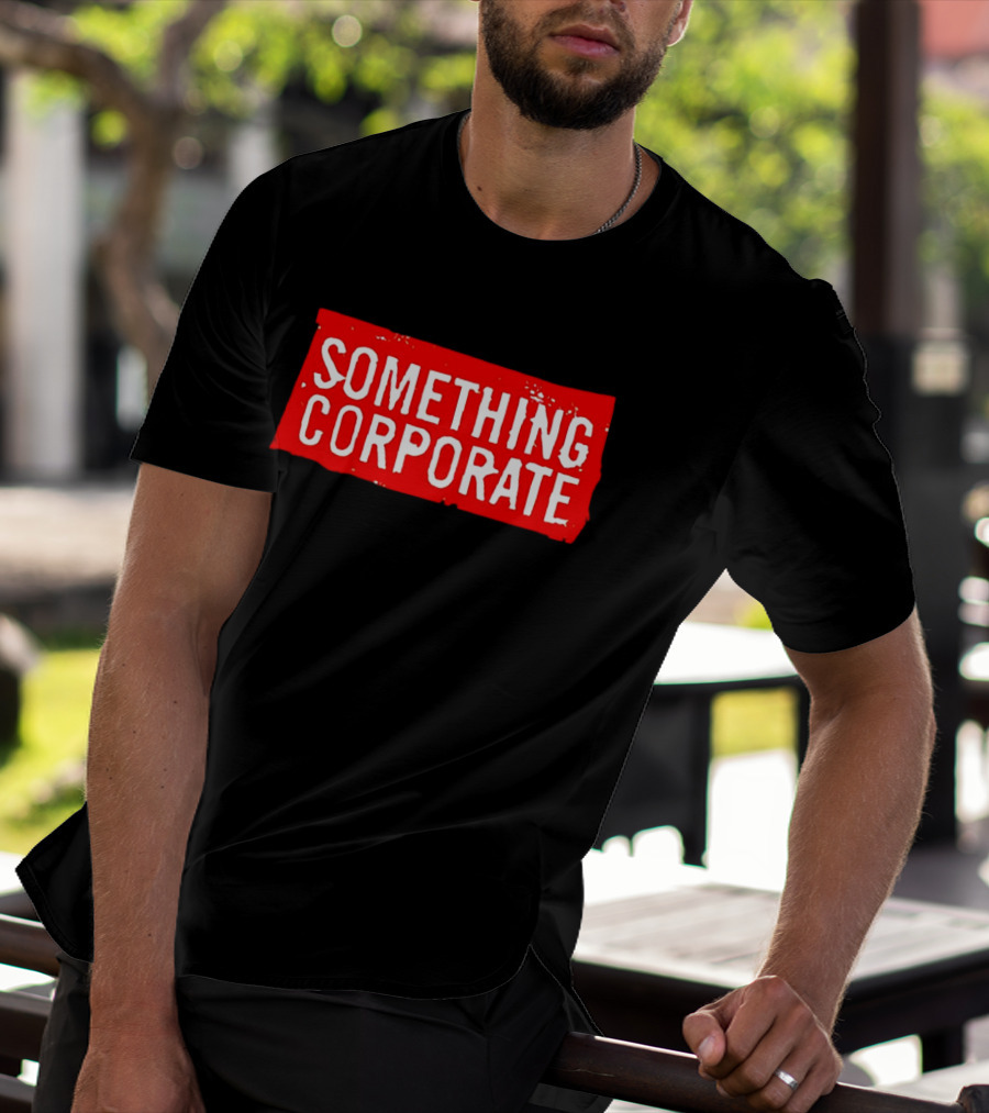 Something Corporate Bold Red Iconic T-Shirt