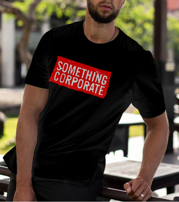 Something Corporate Bold Red Iconic T-Shirt