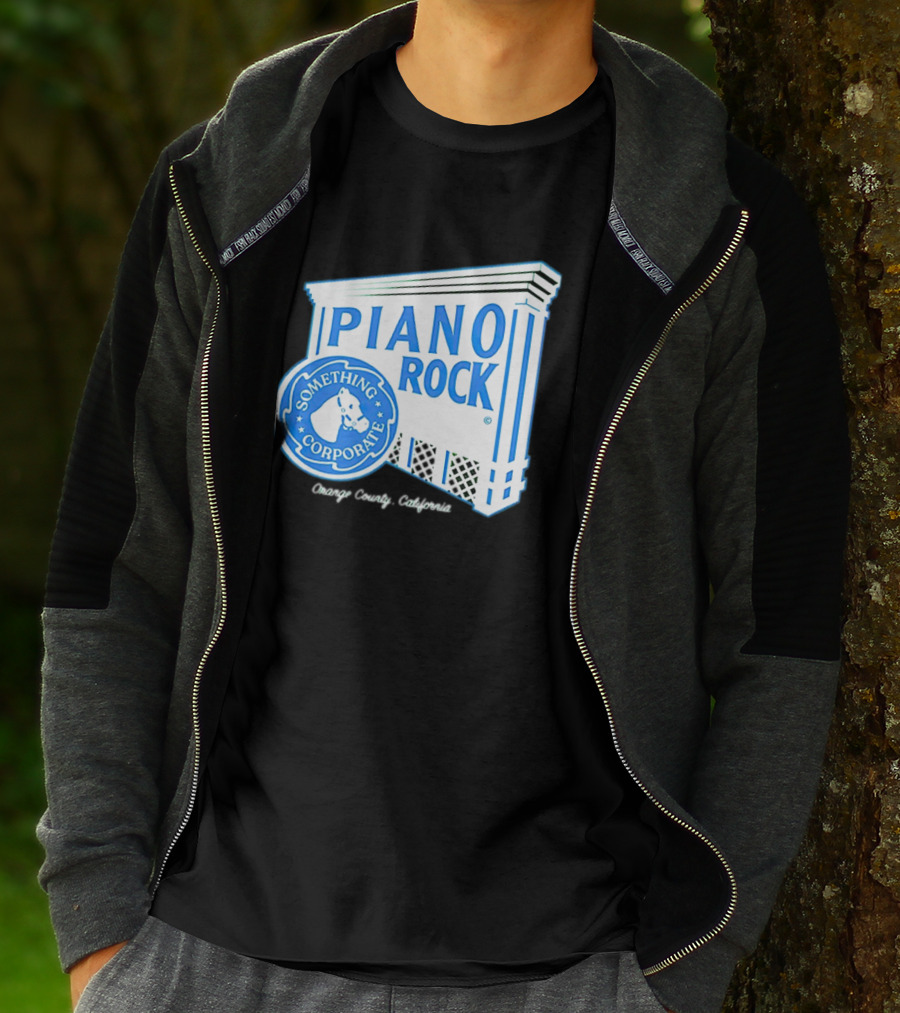Piano Rock Something Corporate Orange County California T-Shirt