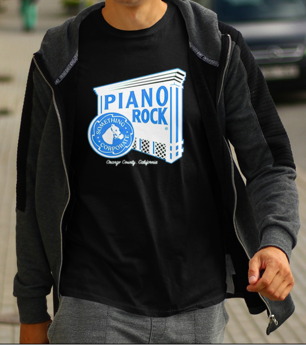 Piano Rock Something Corporate Orange County California T-Shirt