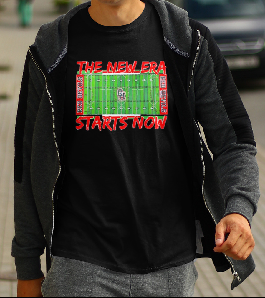 THE NEW ERA STARTS NOW RED DEVILS FIELD OHIO FOOTBALL T-Shirt