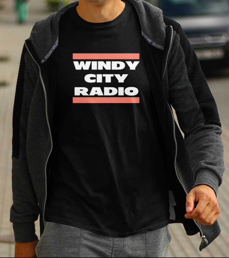 Windy City Radio Chicago Broadcast Vibes T-Shirt