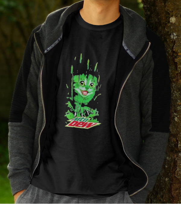 Mtn Dew Green Cat Splash T-Shirt