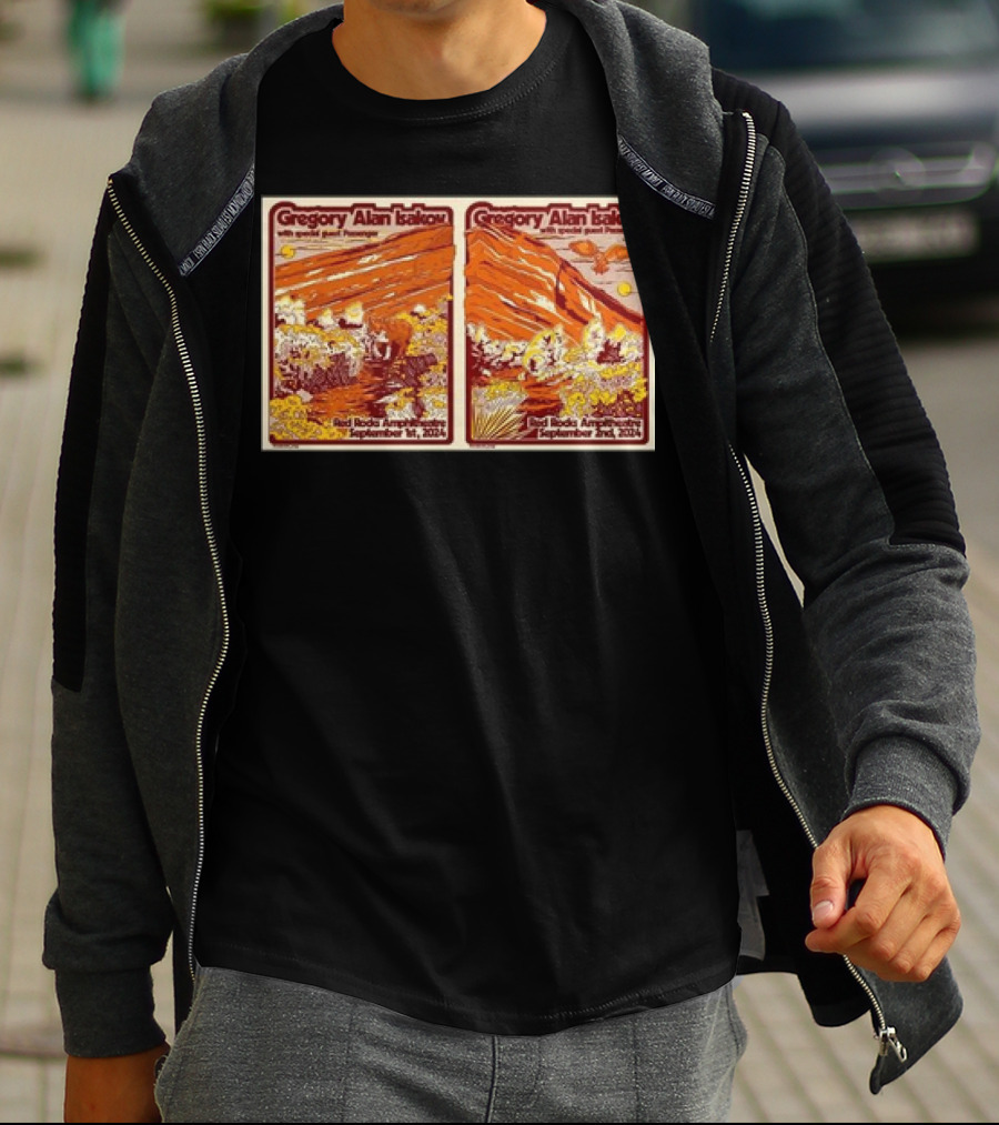 Gregory Alan Isakov With Special Guest Red Rocks Amphitheatre September 1st 2nd T-Shirt