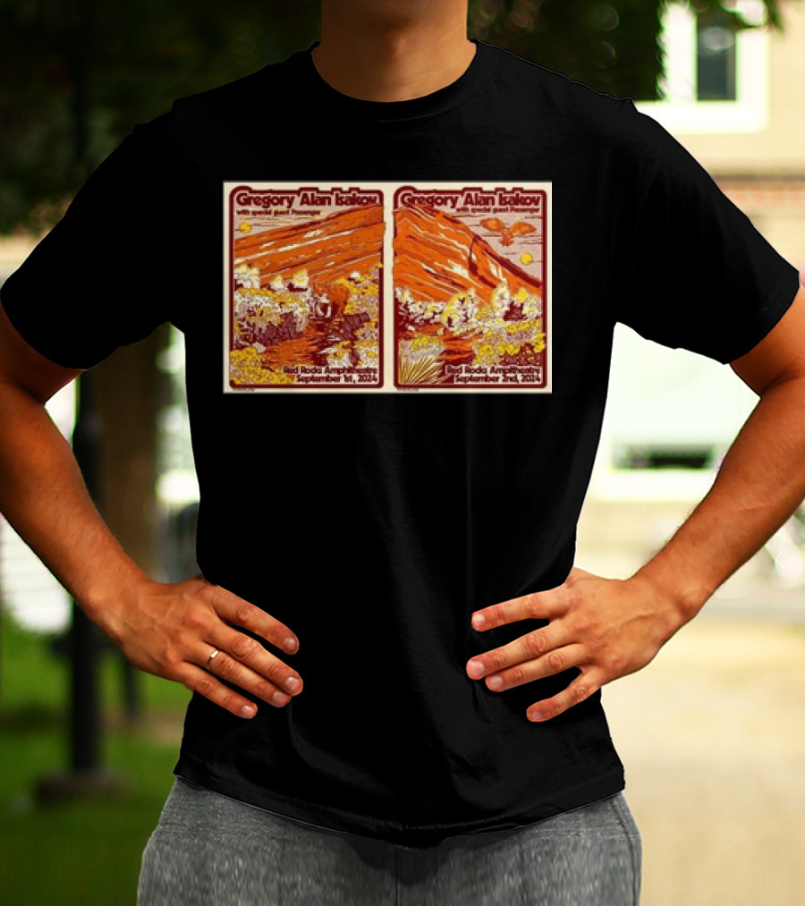 Gregory Alan Isakov With Special Guest Red Rocks Amphitheatre September 1st 2nd T-Shirt