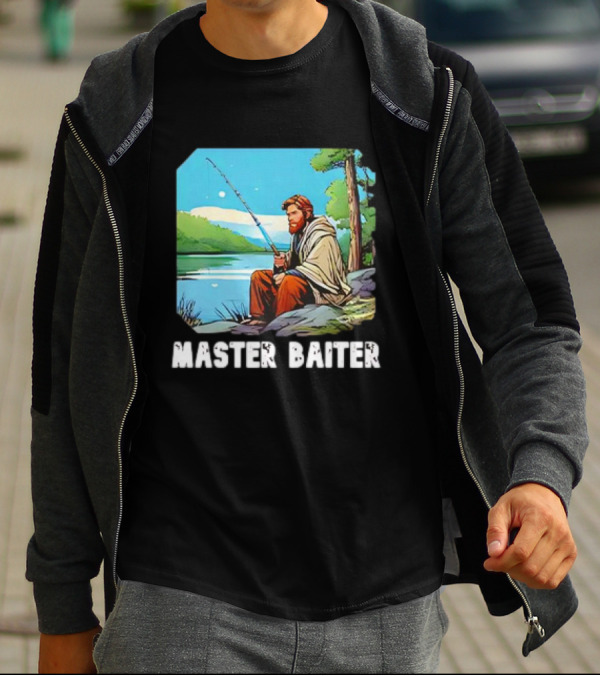 Obi-Wan Kenobi Fishing Master Baiter Forest Scene T-Shirt