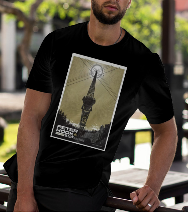 Peter Hook And The Light 9/1/24 9:30 Club Washington DC Tour T-Shirt