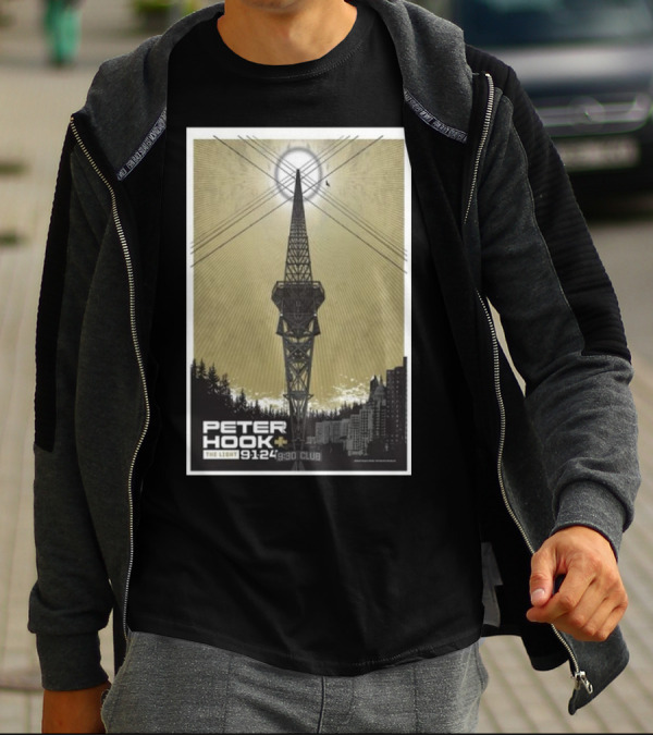 Peter Hook And The Light 9/1/24 9:30 Club Washington DC Tour T-Shirt