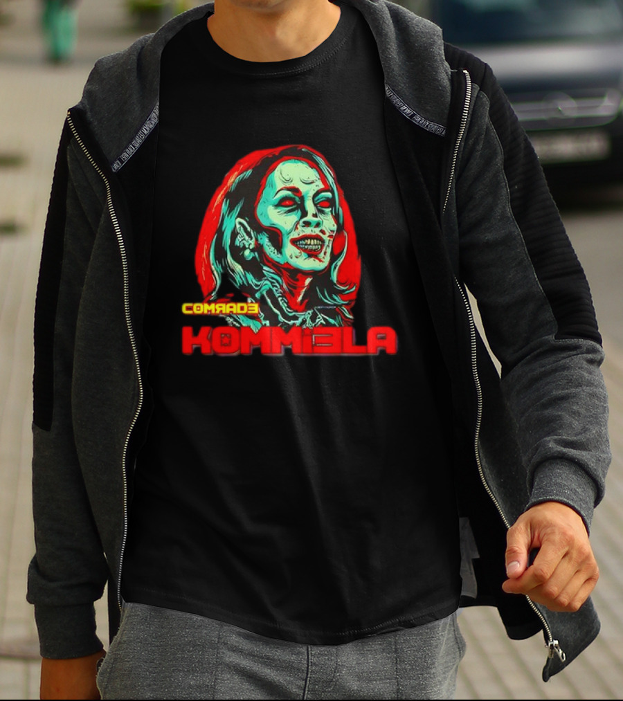 Walton And Johnson Comrade Kommiela Zombie Face T-Shirt