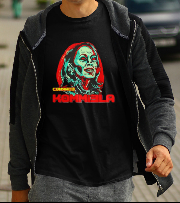 Walton And Johnson Comrade Kommiela Zombie Face T-Shirt