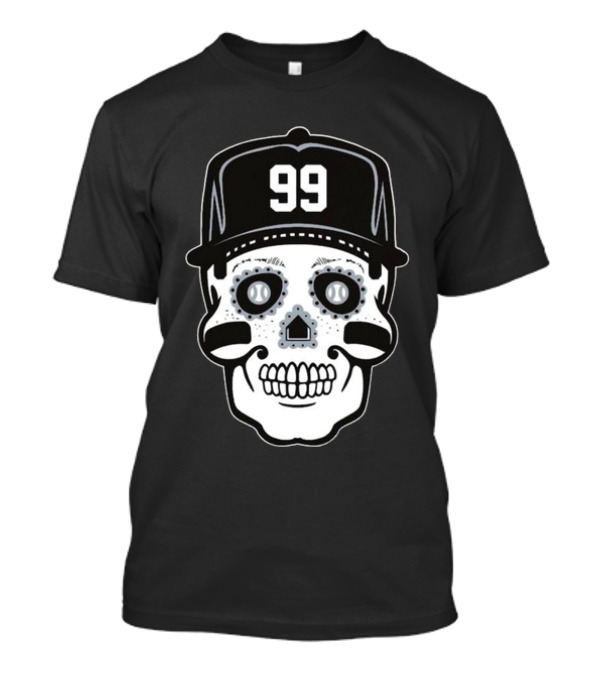 Aaron Judge 99 Sugar Skull Baseball T-Shirt
