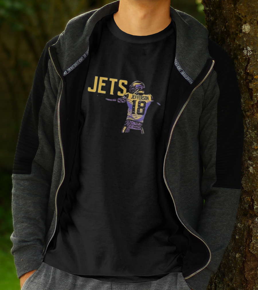 Anthony Edwards Jets Justin Jefferson Football Jersey 18 T-Shirt
