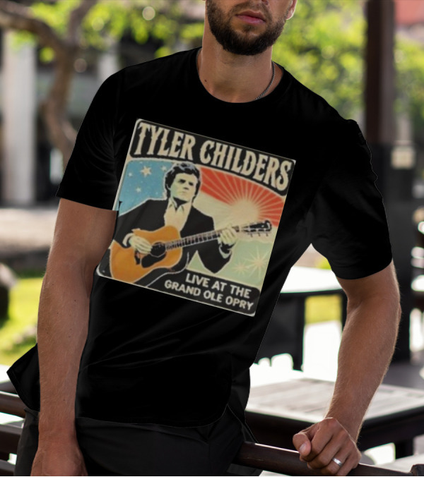 Tyler Childers Live Performance With Guitar At The Grand Ole Opry Iconic Event T-Shirt