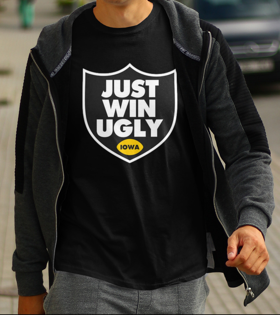 Just Win Ugly Iowa Shield T-Shirt