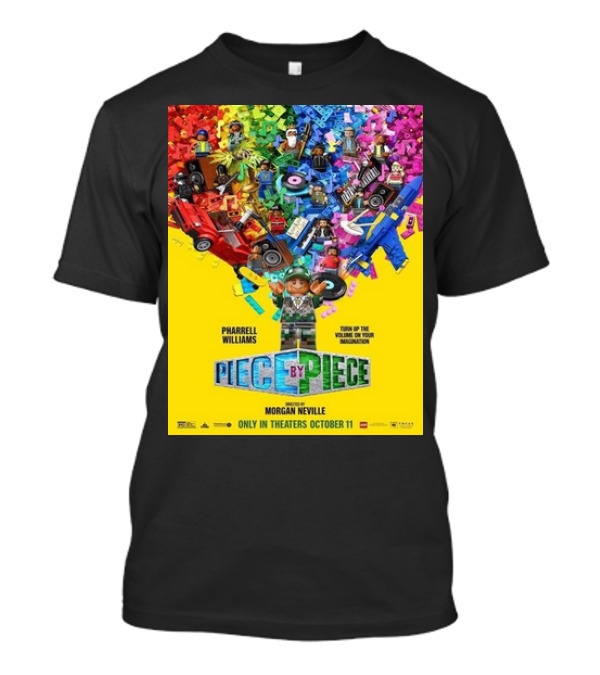 PHARRELL WILLIAMS PIECE BY PIECE TURN UP THE VOLUME OF YOUR IMAGINATION RELEASING IN THEATERS OCTOBER 11 T-Shirt