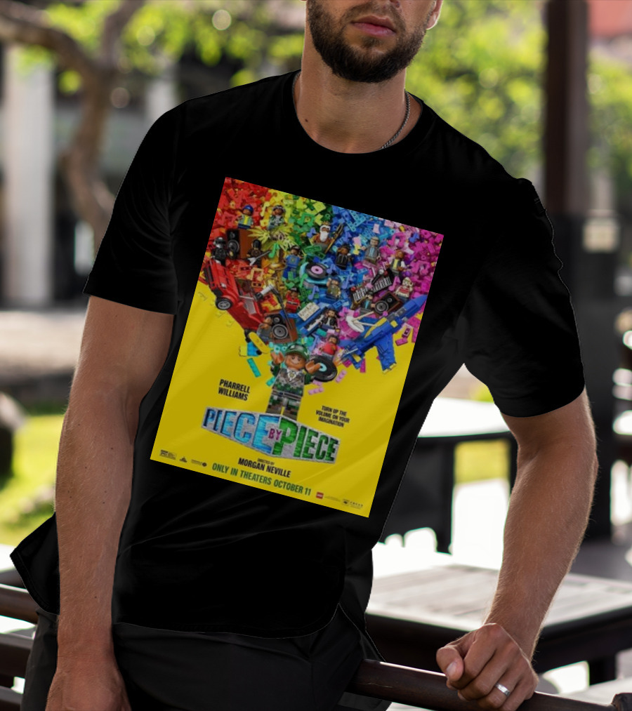 PHARRELL WILLIAMS PIECE BY PIECE TURN UP THE VOLUME OF YOUR IMAGINATION RELEASING IN THEATERS OCTOBER 11 T-Shirt