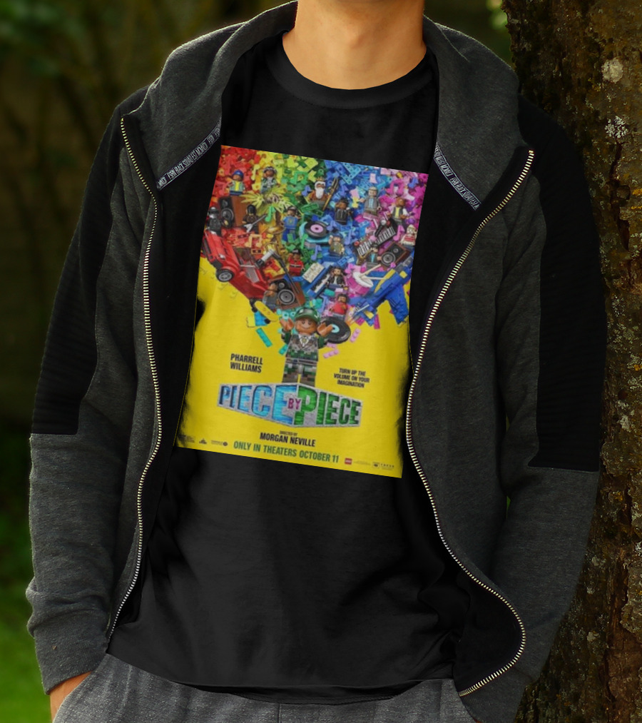 PHARRELL WILLIAMS PIECE BY PIECE TURN UP THE VOLUME OF YOUR IMAGINATION RELEASING IN THEATERS OCTOBER 11 T-Shirt