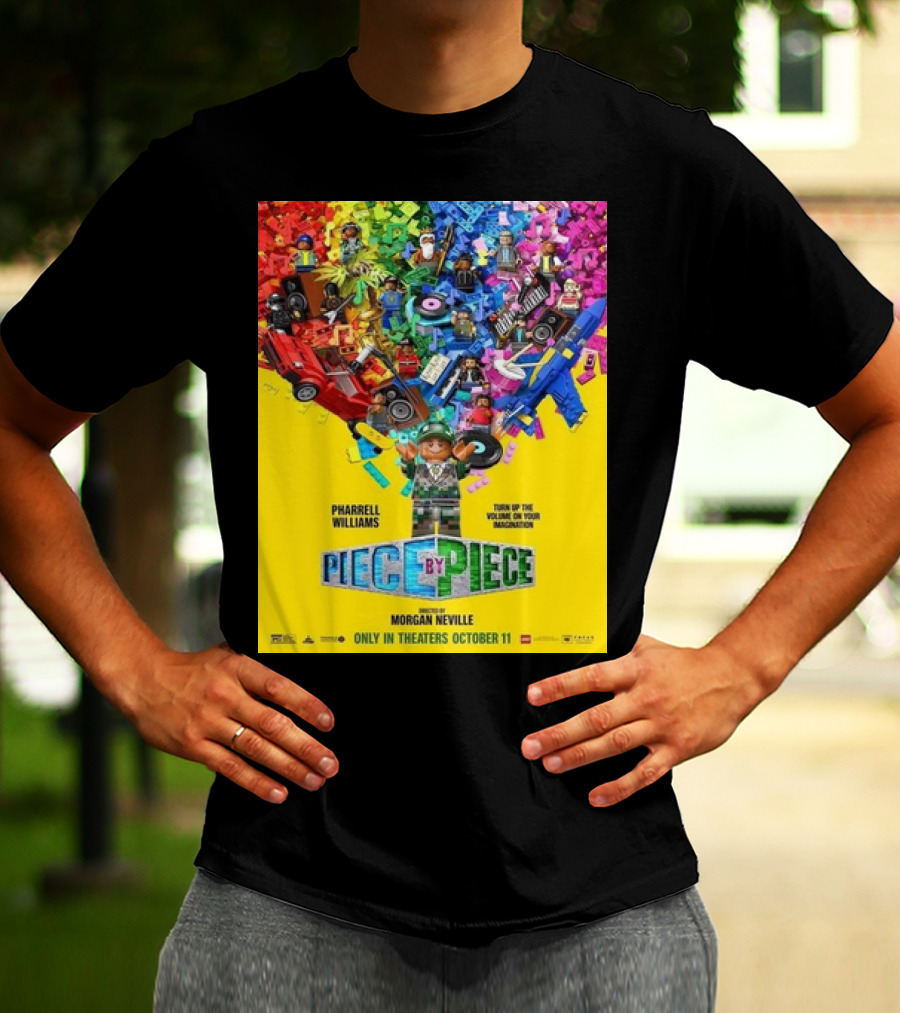 PHARRELL WILLIAMS PIECE BY PIECE TURN UP THE VOLUME OF YOUR IMAGINATION RELEASING IN THEATERS OCTOBER 11 T-Shirt