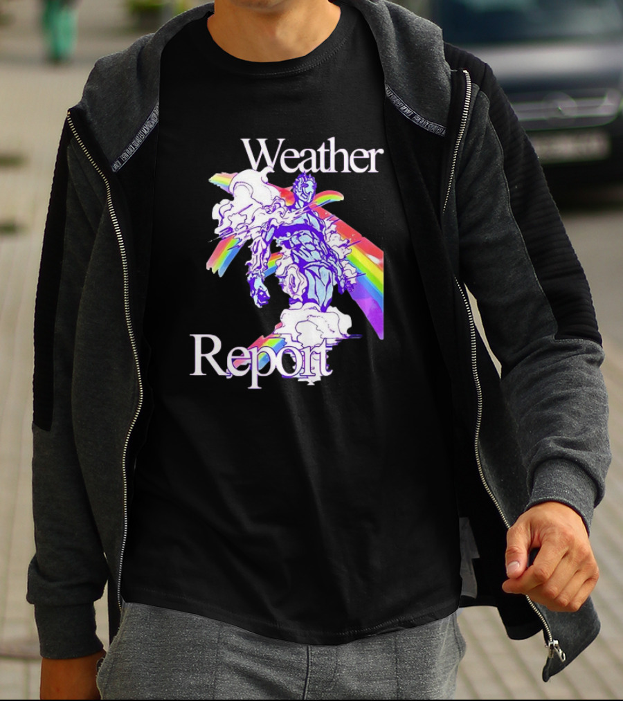 Weather Report JoJo's Bizarre Adventure Rainbow Character T-Shirt