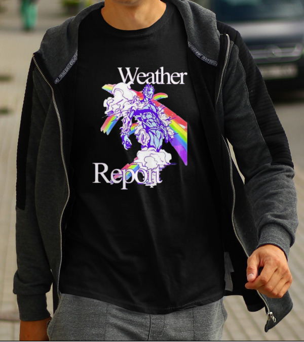 Weather Report JoJo's Bizarre Adventure Rainbow Character T-Shirt
