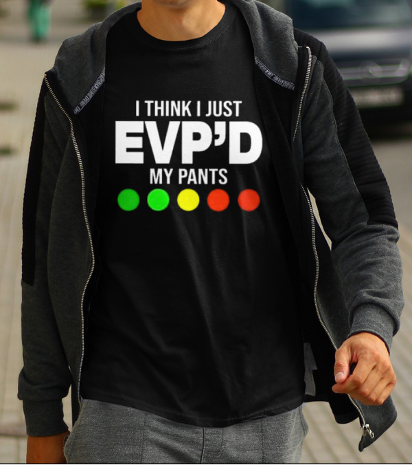 Greg Newkirk I Think I Just EVP’d My Pants Ghost Hunting Humor Paranormal Lights T-Shirt